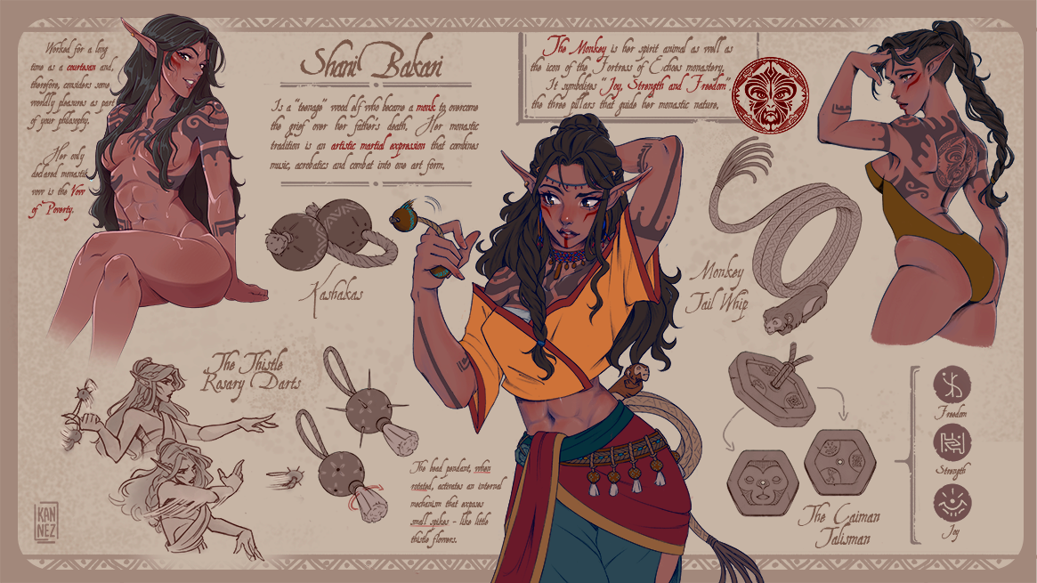 Shani Bakari | Character Sheet Shani Bakari | Character Sheet